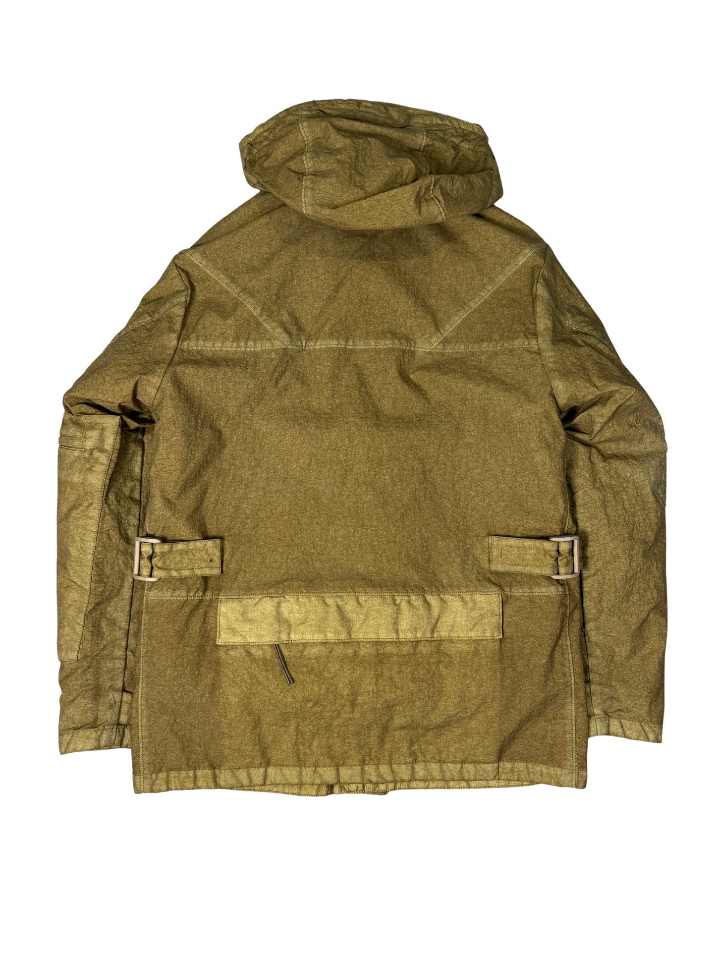 C.P. Company Metropolis Series Co-Ted Hooded 2 in 1 Jacket in Khaki