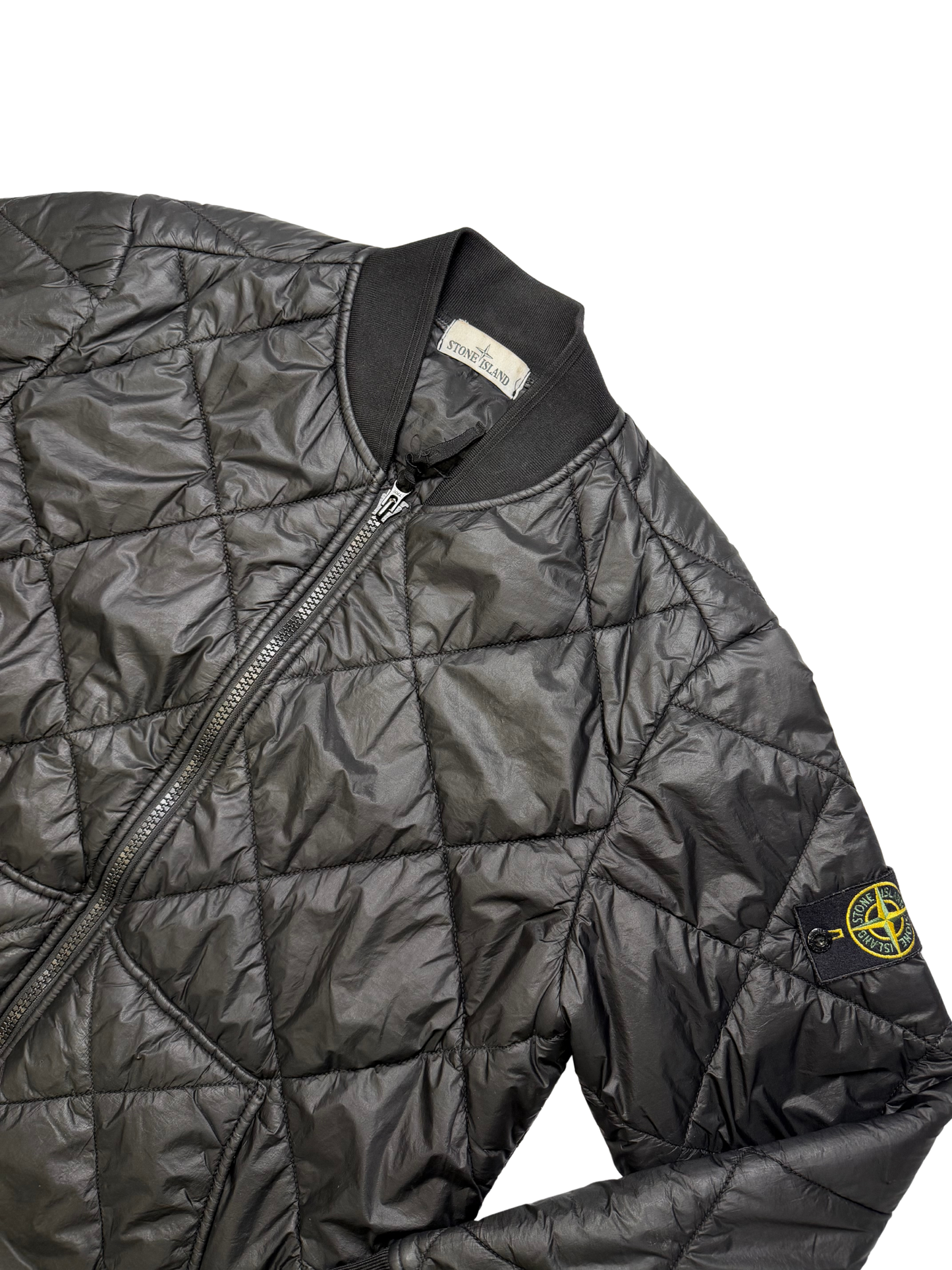 Stone Island Garment Dyed Quilted Micro Yarn Jacket Taglia L