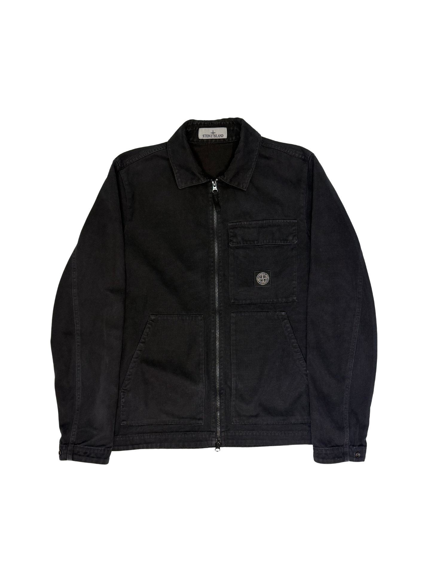 Stone Island Overshirt Nera Taglia M