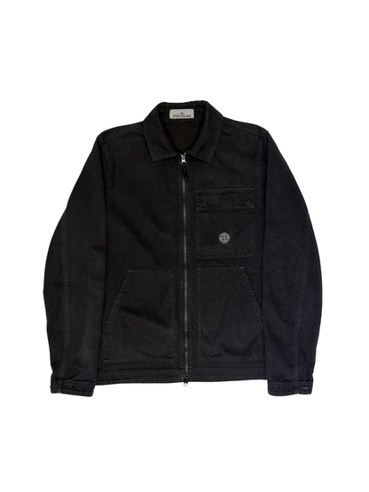 Stone Island Overshirt Nera Taglia M