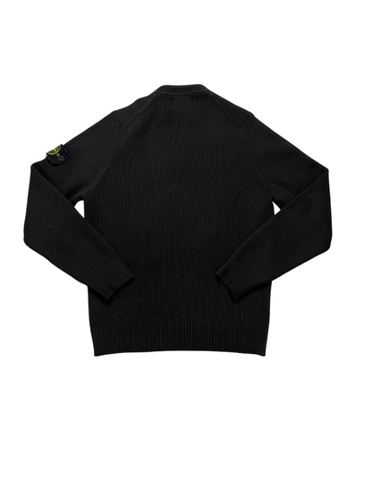 Stone Island Maglione Girocollo in Misto Lana Taglia M Black
