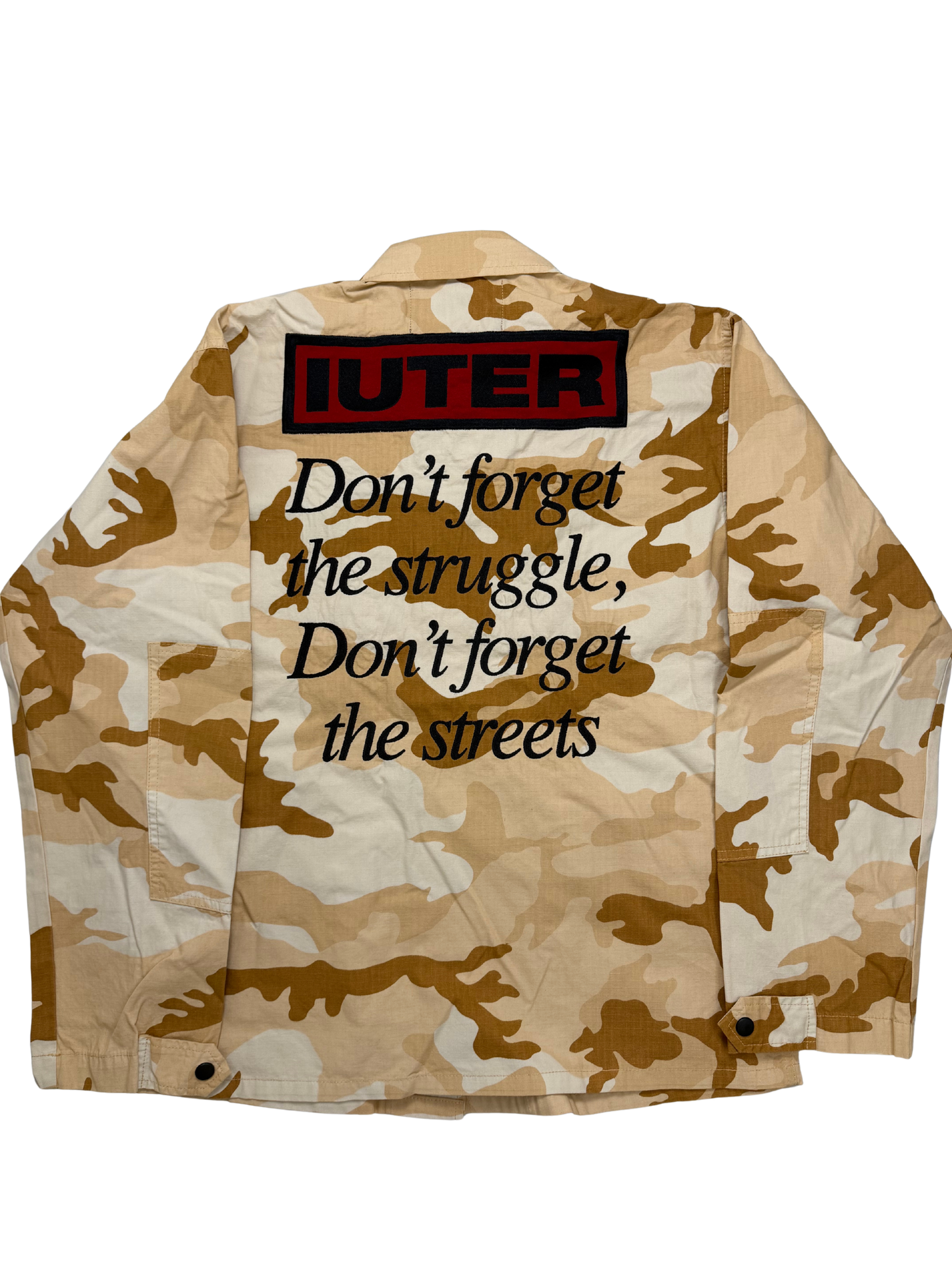 IUTER Giacca Workwear Uomo Struggle Overshirt Beige