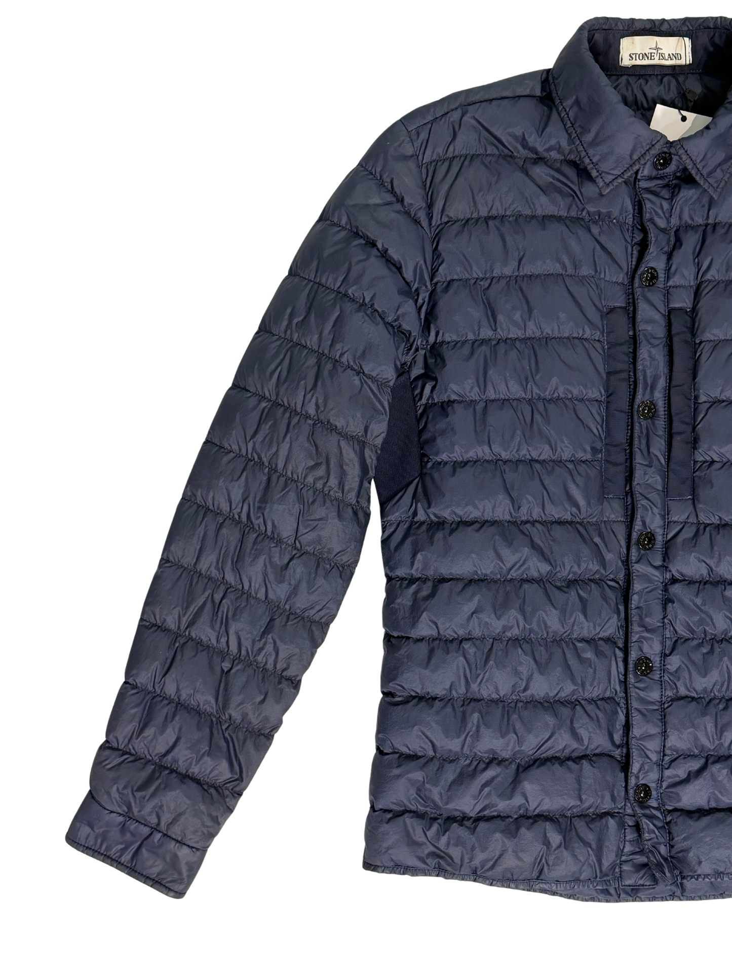 Stone Island Garment Dyed Micro Yarn Down Blue Taglia S