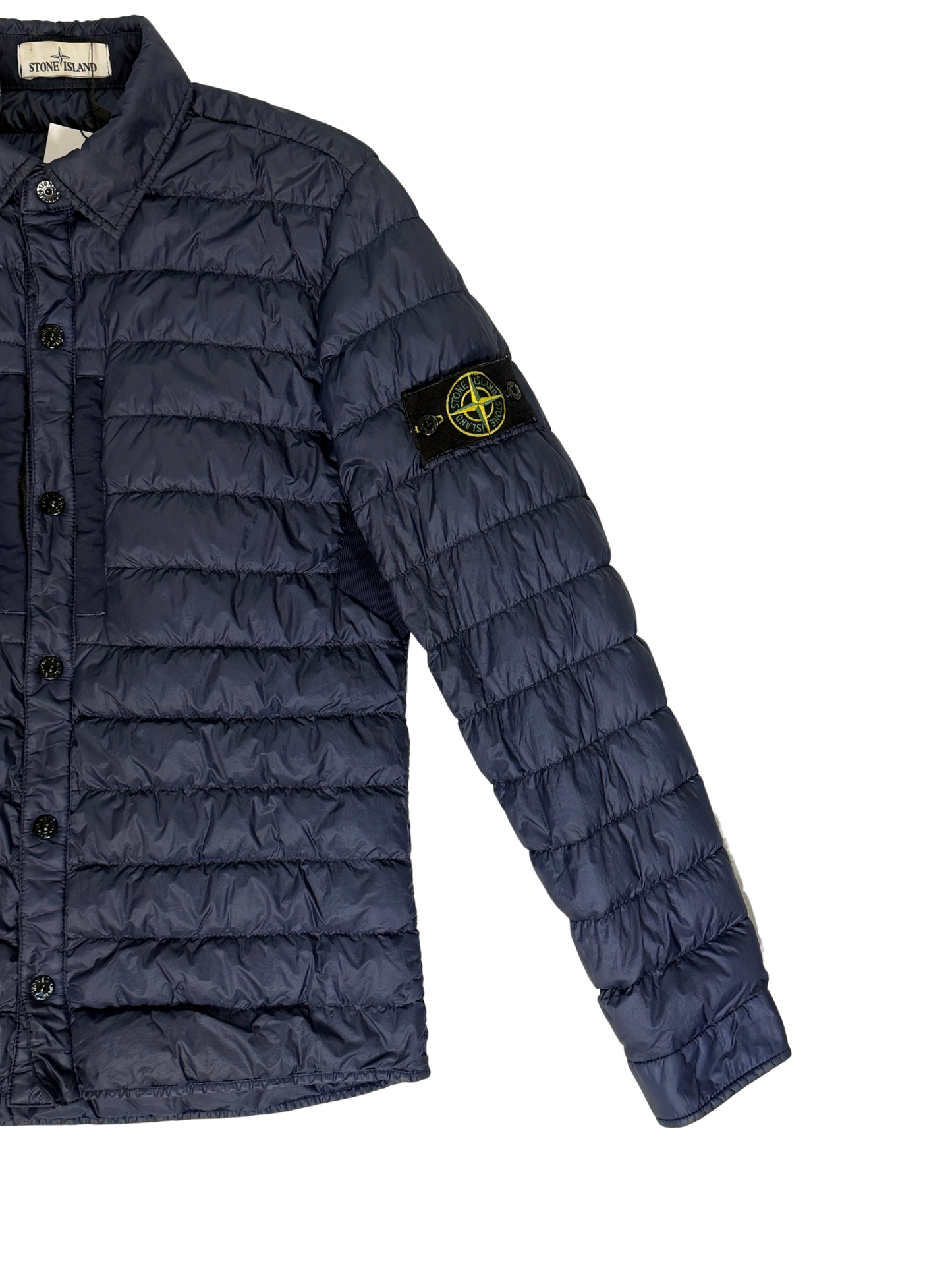 Stone Island Garment Dyed Micro Yarn Down Blue Taglia S