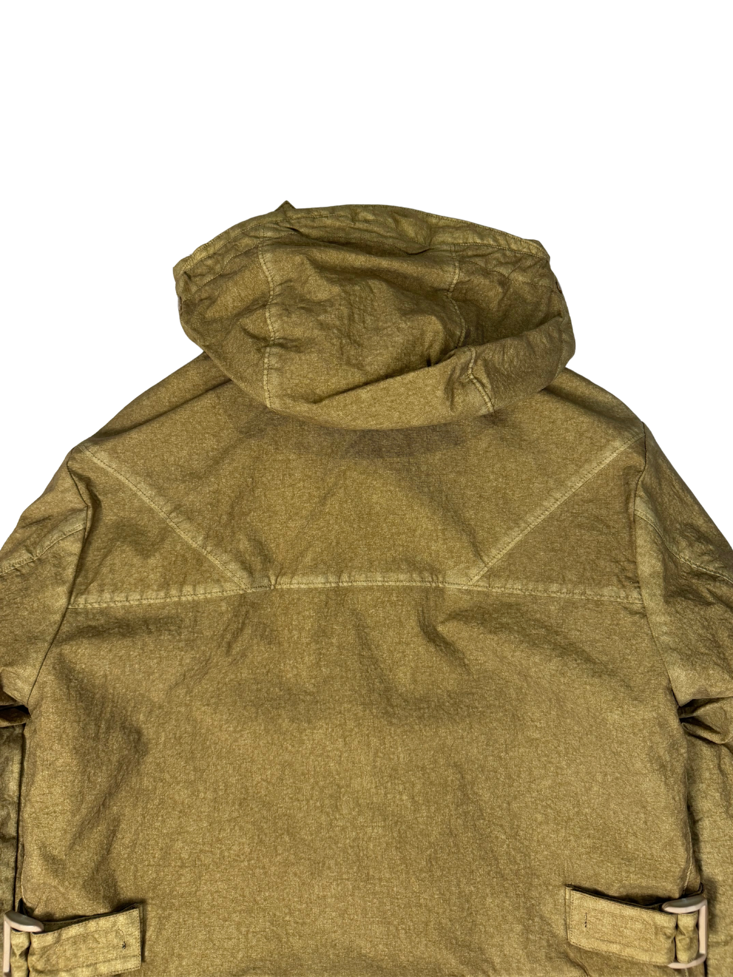 C.P. Company Metropolis Series Co-Ted Hooded 2 in 1 Jacket in Khaki