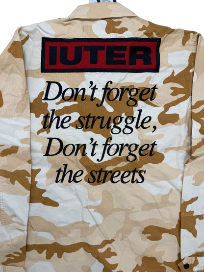IUTER Giacca Workwear Uomo Struggle Overshirt Beige