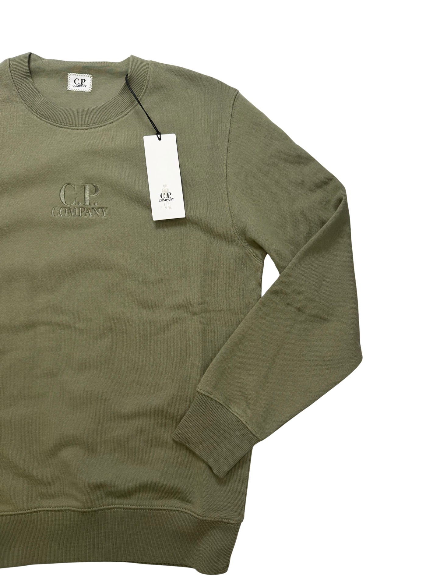 C.P.Company Felpa Girocollo Taglia S Green
