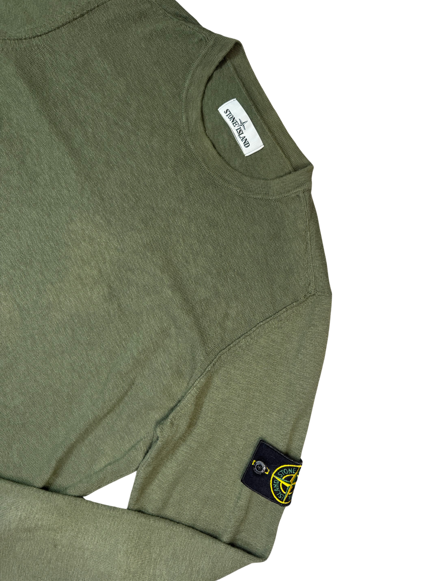 Stone Island Maglioncino Leggero Girocollo Taglia M Green
