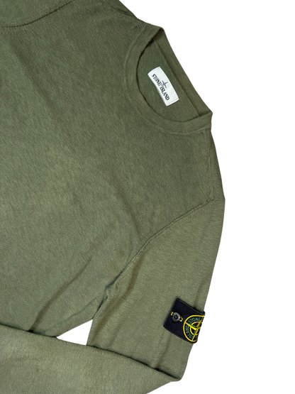 Stone Island Maglioncino Leggero Girocollo Taglia M Green