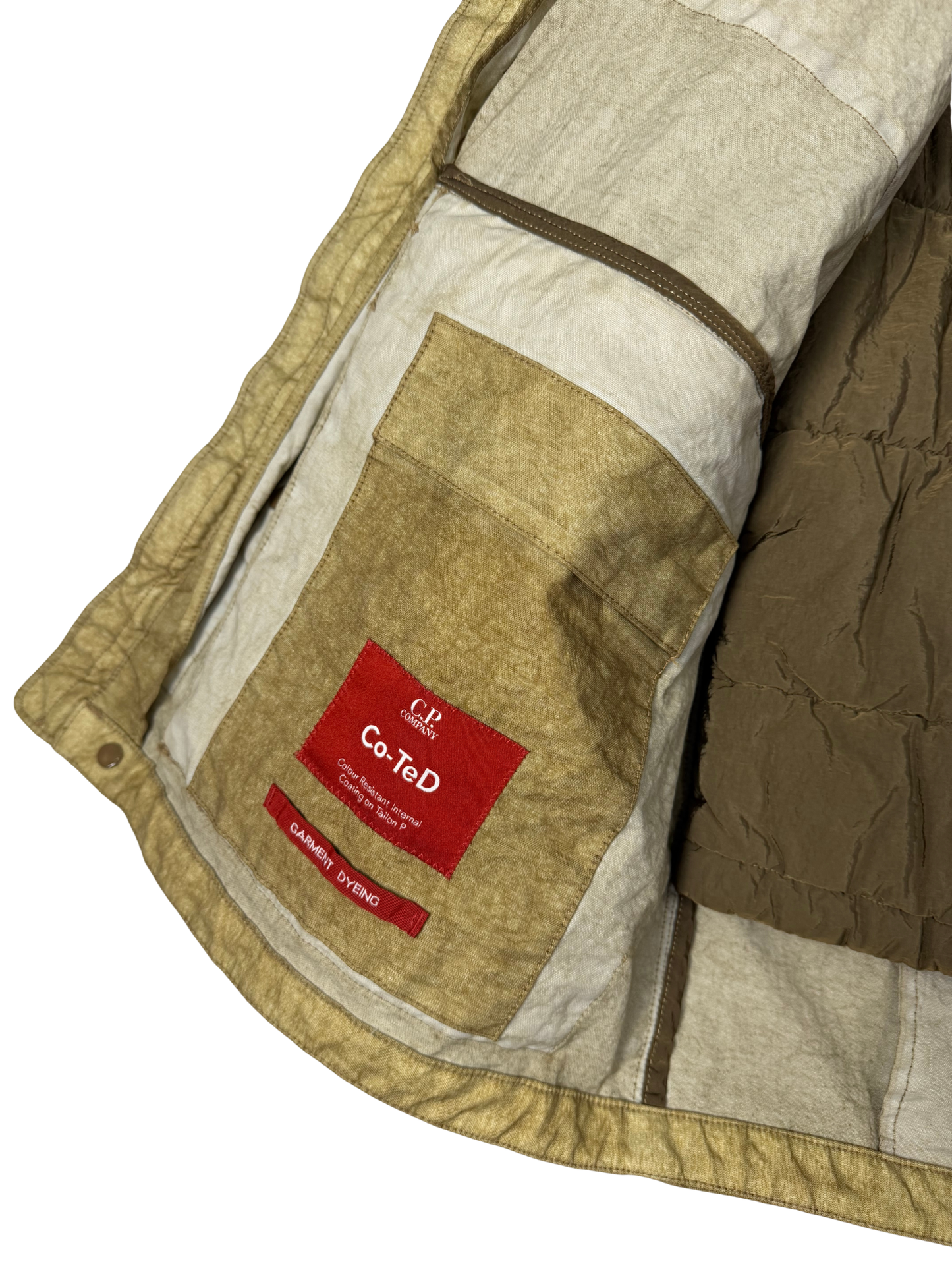 C.P. Company Metropolis Series Co-Ted Hooded 2 in 1 Jacket in Khaki