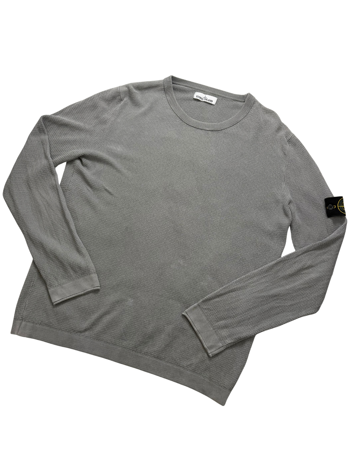 Stone Island Maglione In Cotone Girocollo Taglia XL Grey
