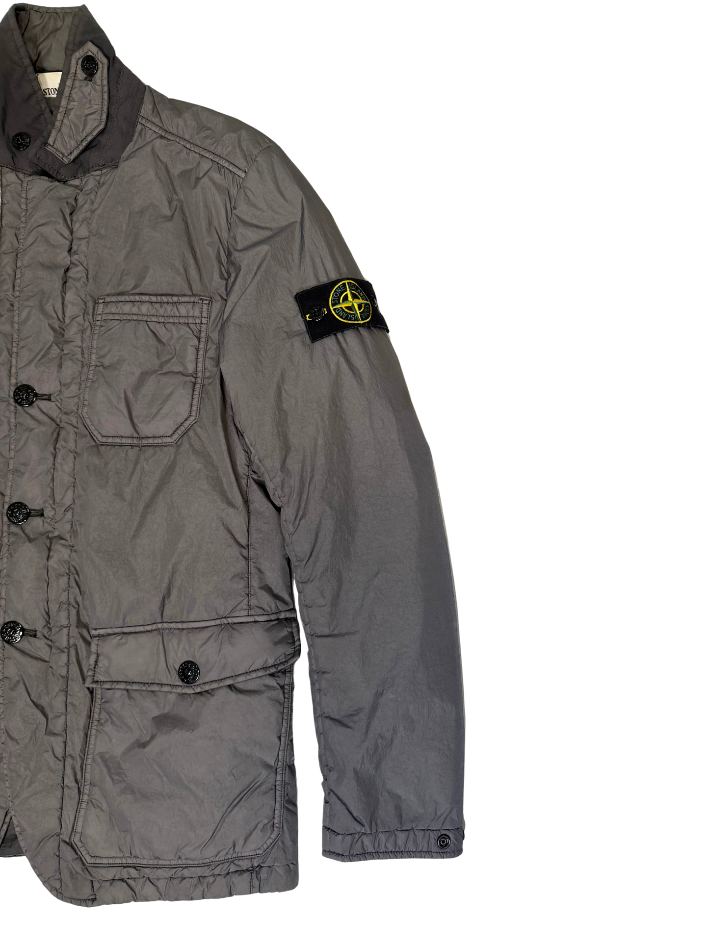 Stone Island Garment Dyed Crinkle Reps Ny Grey Taglia S